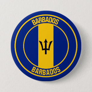 Barbados Round Emblem Knapp