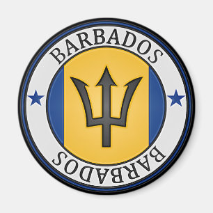 Barbados rundaEmblem Magnet