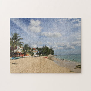 Barbados solig strand scen. pussel