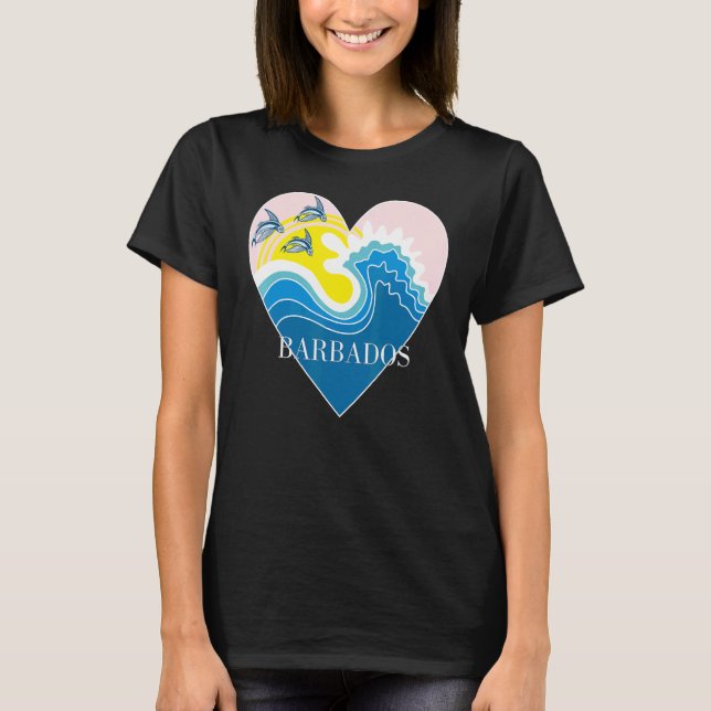 Barbados souvenir   for men women t shirt (Framsida)