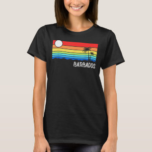Barbados Sunset Design Vacation Västindien B T Shirt