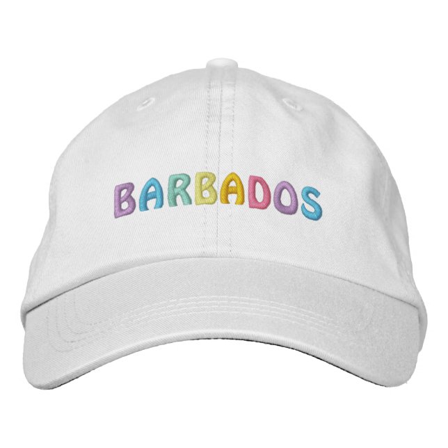 BARBADOS-tak Broderad Keps (Framsida)