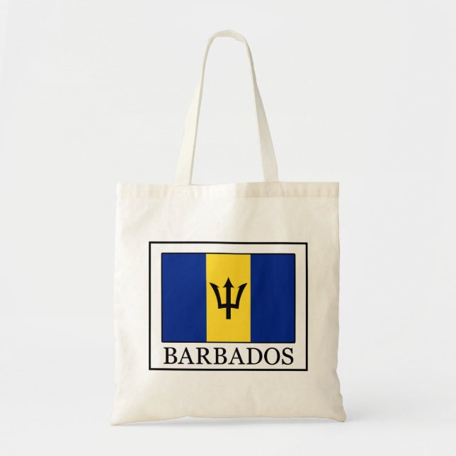 Barbados tockväska tygkasse (Framsidan)