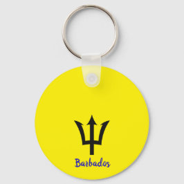 Barbados Trident Keychain Nyckelring