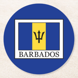 Barbados Underlägg Papper Rund