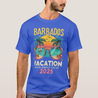 Barbados Vacation 2025 Tropical Beach Vibes Vacati T Shirt