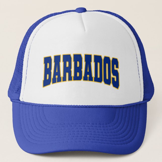 Barbados Varsity Bajan Barbadiska Västindien Keps (Framsida)