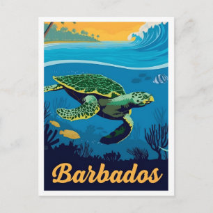 Barbados Vintage Resa Vykort