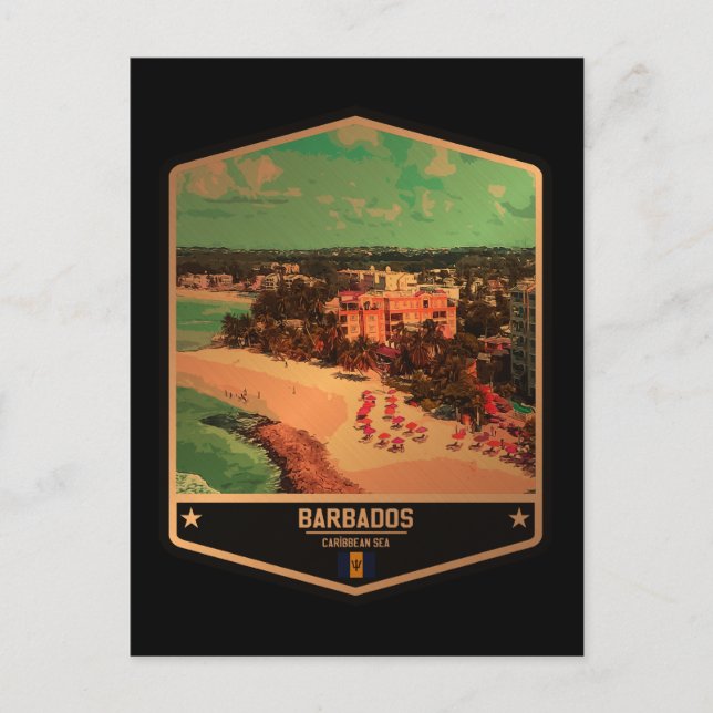Barbados Vykort (Framsida)