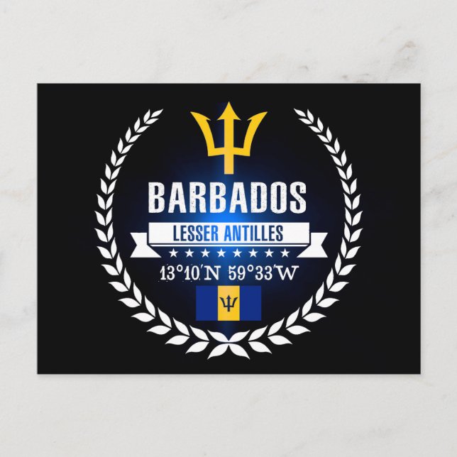 Barbados Vykort (Framsida)