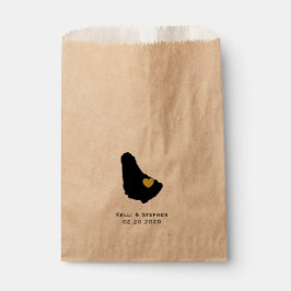 Barbados Wedding Favor Bags, Treat Bags