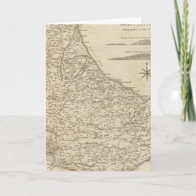 Barbadoser Kort (Framsida)