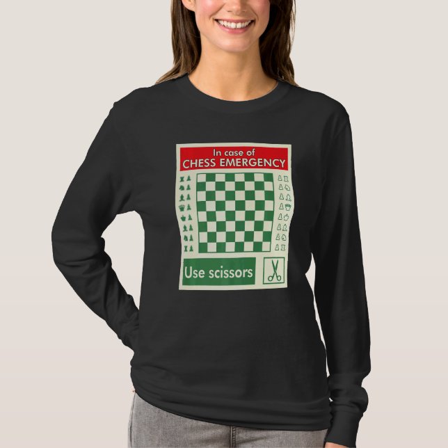 Bärbar Akut Travel Chess Board 1 T Shirt (Framsida)