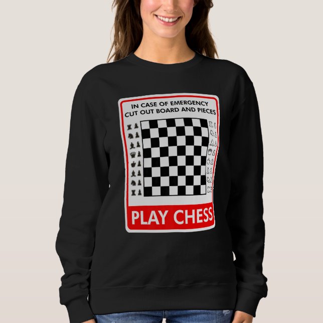 Bärbar Akut Travel Chess Board T Shirt (Framsida)