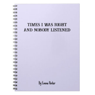 Bärbar Anpassningsbar för medarbetare/Student-gåvo Anteckningsbok