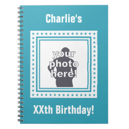 Bärbar anpassningsbar-FOTO, TEXT och FÄRG-dator Anteckningsbok