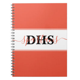 Bärbar anteckningsbok för färgblock i personlig