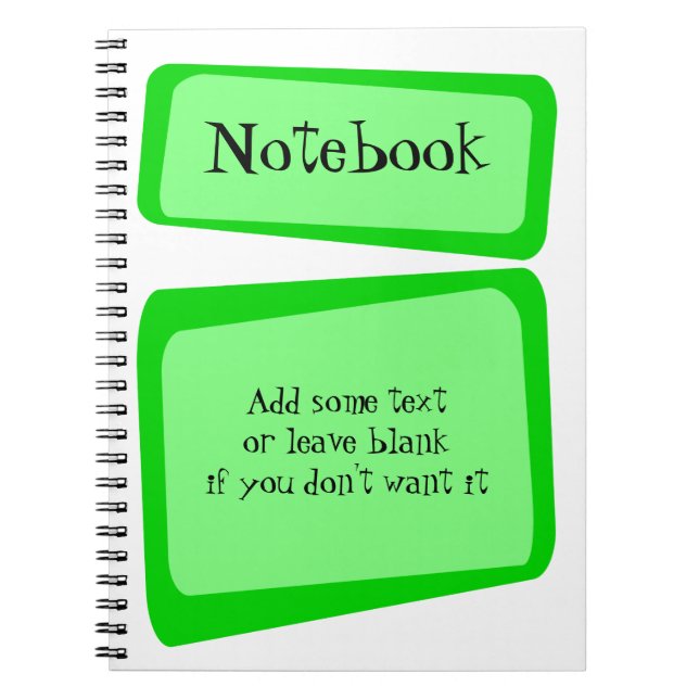 Bärbar anteckningsbok för korsade rutor med spiral (Framsidan)