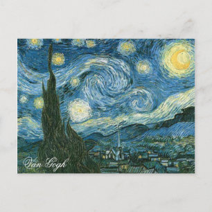 BÄRBAR ART: STARRY NIGHT VYKORT