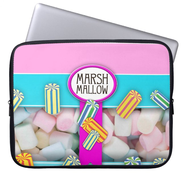 Bärbar Bärbar Bärbar dator i Candy Box Marshmallow Laptop Fodral (Framsidan)