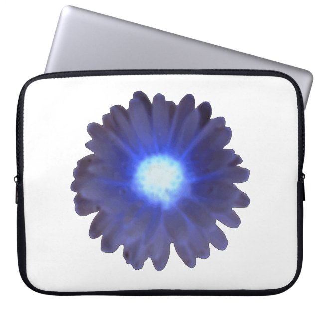 Bärbar Bärbar Bärbar dator med blå glöd, Marigold- Laptop Sleeve (Framsidan)