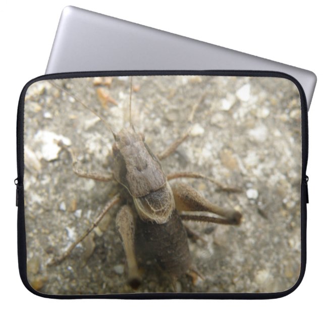 Bärbar bärbar dator Brown Fält Cricket-väska Laptop Sleeve (Framsidan)