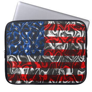 Bärbar bärbar dator med metallvikande amerikansk F Laptop Fodral