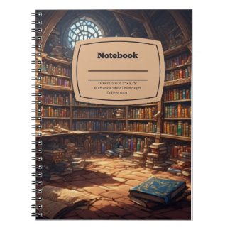 Bärbar Bibliotek-dator - Bok Älskare Journal Anteckningsbok