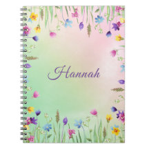 Bärbar blommigt med namn