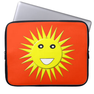 Bärbar Bright Sunshine-dator Laptop Sleeve