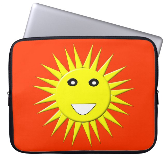 Bärbar Bright Sunshine-dator Laptop Sleeve (Framsidan)
