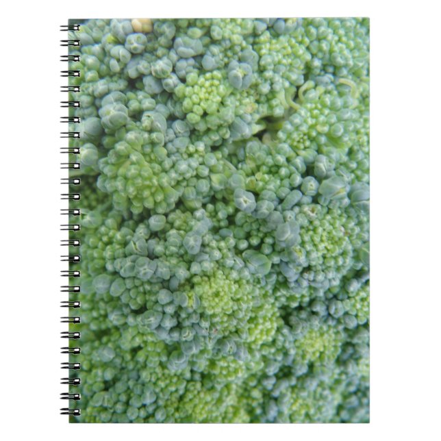 Bärbar Broccoli Macro-dator Anteckningsbok Med Spiral (Framsidan)