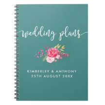 Bärbar Bröllop-planeringsbok för skriptbaserad och