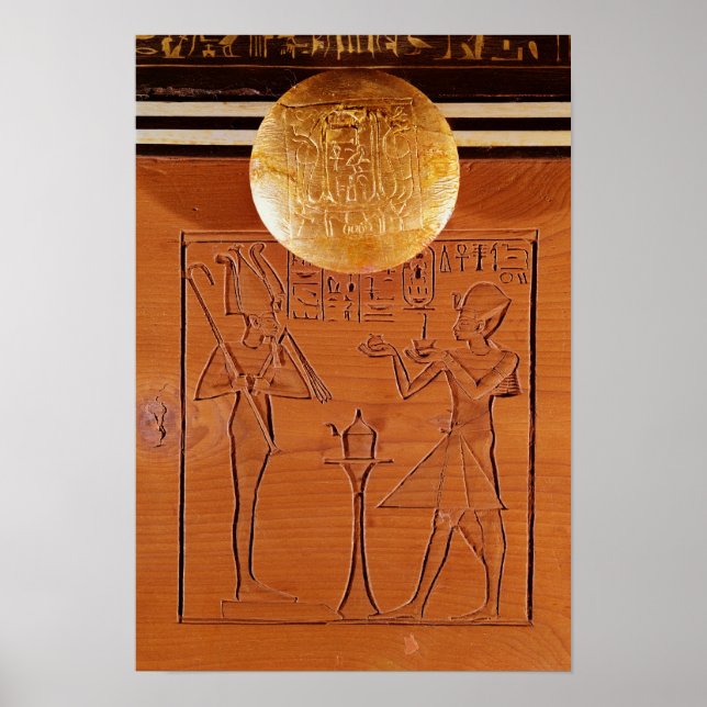 Bärbar bröstkorg, detaljer om Tutankhamun Poster (Framsidan)