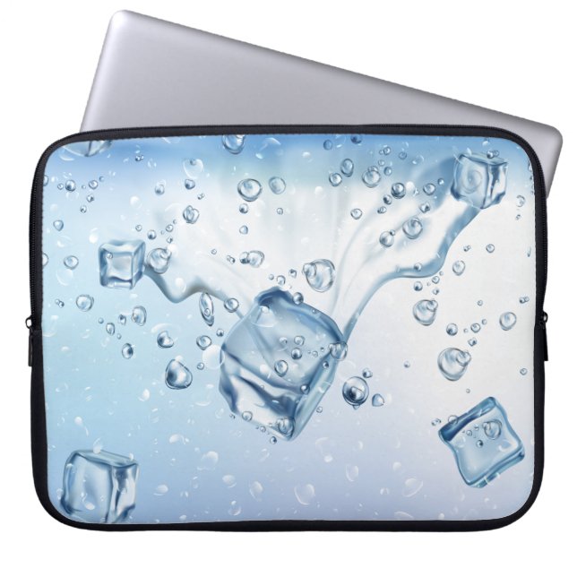 Bärbar coola Vatten & Ice Cubtop-väska - modern up Laptop Fodral (Framsidan)