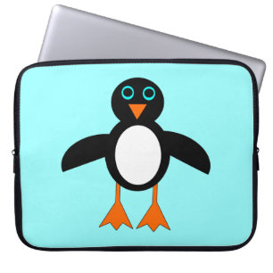 Bärbar Cute Penguin-dator Laptop Fodral