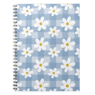 Bärbar daisy Days - Blue Gingham Anteckningsbok