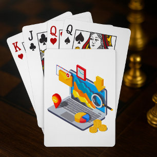 Bärbar dator casinokort
