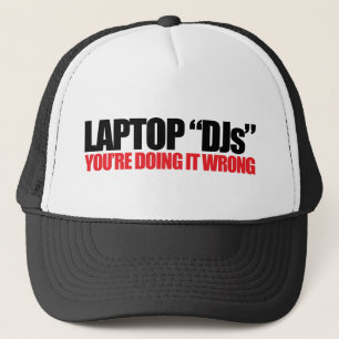 Bärbar dator DJs Truckerkeps
