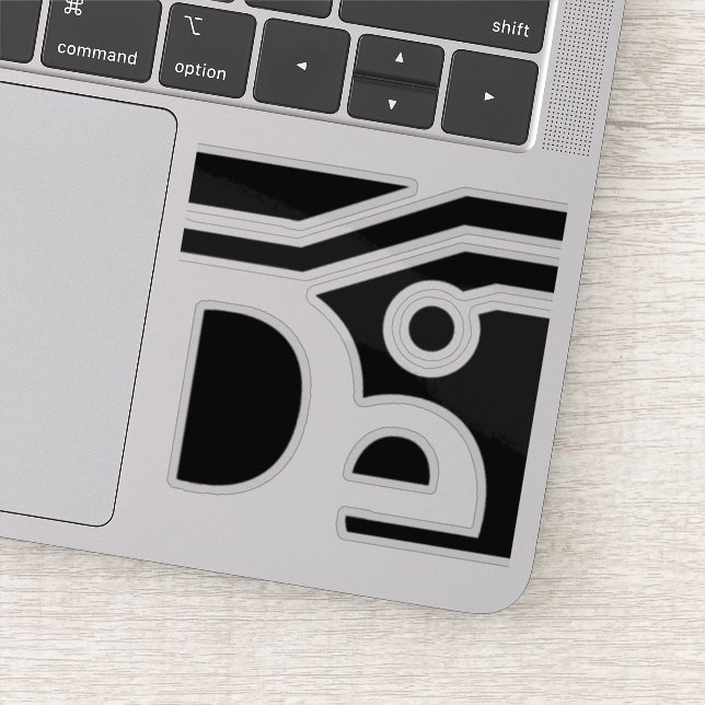 Bärbar dator - etikett (Detalj)