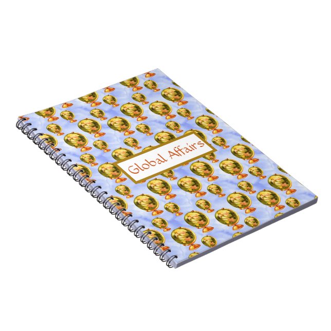 Bärbar dator för globala frågor anteckningsbok (Högra Sidan)