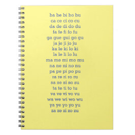 Bärbar dator för Silabas-träning Anteckningsbok