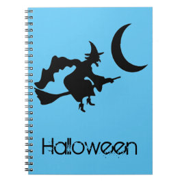 Bärbar dator - Halloween-flygande Witch Anteckningsbok