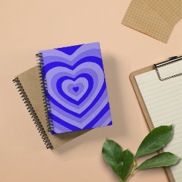Bärbar dator i Cute Blue Heart Spiral