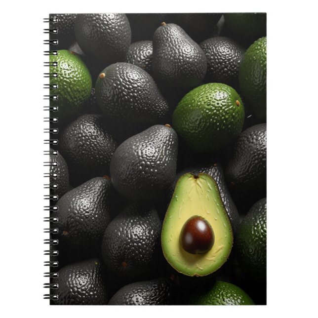 Bärbar dator med Avocado Art Design Anteckningsbok (Framsidan)