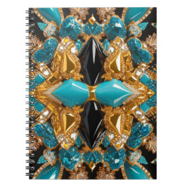 Bärbar dator med Bahamas Färg Abstract Design Anteckningsbok