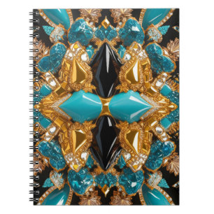 Bärbar dator med Bahamas Färg Abstract Design Anteckningsbok