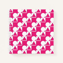 Bärbar dator med cirkel, triangel och kvadrat Möns