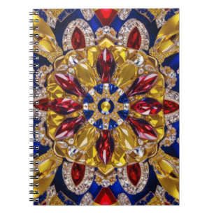 Bärbar dator med Colombia Färg Abstract Design Anteckningsbok