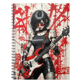 Bärbar dator med CyberBass Rebelling spiral Anteckningsbok